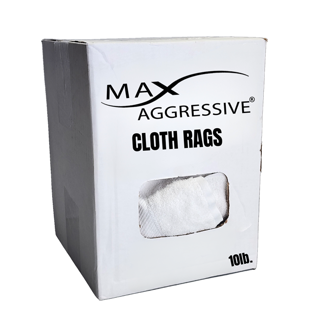 WHITE RAGS BOX 10 Lbs