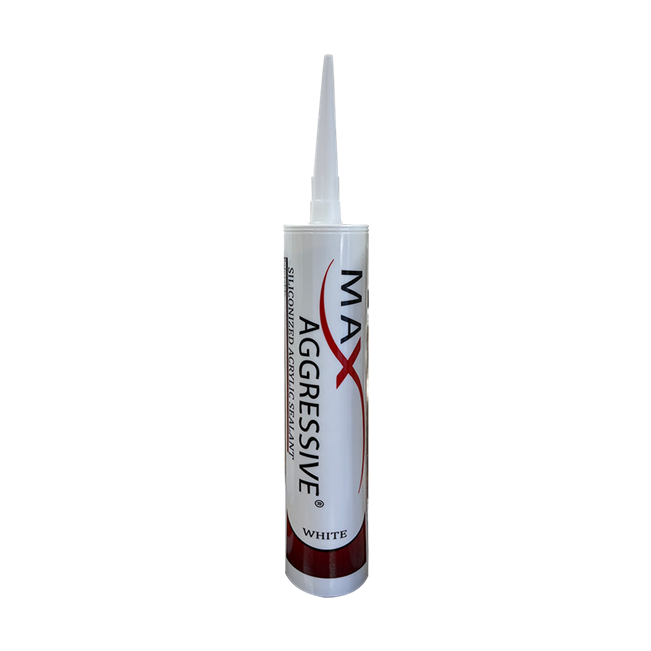 caulk white siliconized