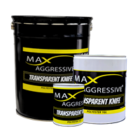 Max Aggressive Transparent Polyester Adhesive Knife Grade