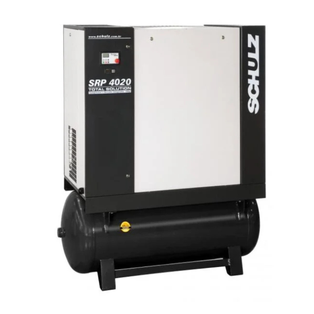 <img src="https://www.webgranitesupplies.com/v/vspfiles/photos/SRP-4020-2T.png?v-cache=1760696230" alt="Schulz SRP 4020FLEX 20 HP variable speed rotary screw air compressor with 120 gallon tank">