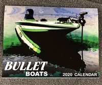 2020 Bullet Boats Calendar "12 Months of Bullets"