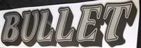 "BULLET" Side Hull Decal for 17Vee, 17CC, 19Vee Boats