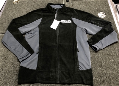 Bullet Logo Lightweight Microfiber Fleece Full Zip Jacket