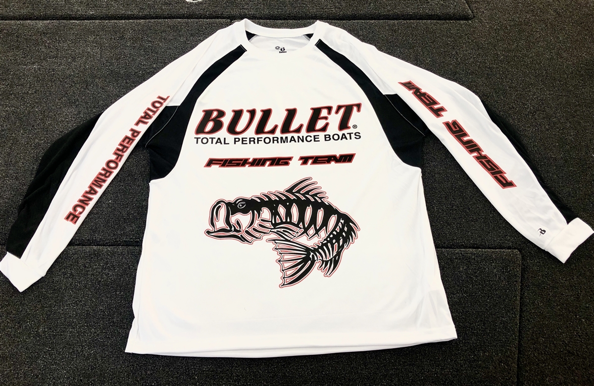 Bullet Fishing Team Pro Style Jersey with Bass Graphic