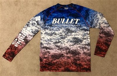 Columbia PFG Bullet Logo Performance Camo Long Sleeve Jersey