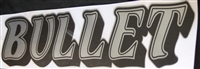 "BULLET" Side Hull Decal for 20Vee and 21Vee Boats