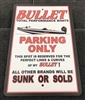Bullet Boats "No Parking" 12" x 18" Aluminum Sign