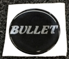 Bullet Logo Domed Steering Wheel Center Badge Decal