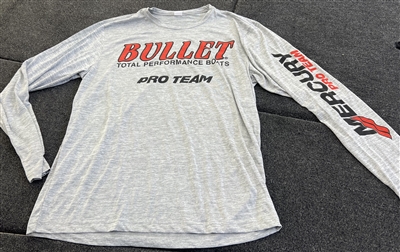 Team Bullet / Mercury Racing Long Sleeve Performance Fishing Jersey