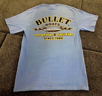 Retro Catchin Bass & Haulin Ass Bullet Logo T-shirt