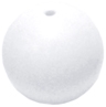 White Cord End Ball for finishing Cleanable Hygenicord Pull Cords