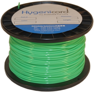 Cleanable Hygenicord Fluorescent Green - 2000ft