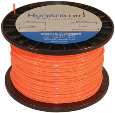 Cleanable Hygenicord Fluorescent Orange - 1000ft