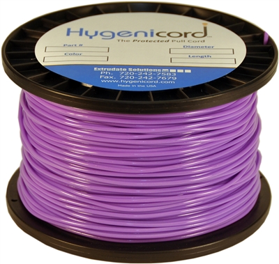 Cleanable Hygenicord Purple - 1000ft