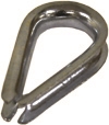 Stainless Steel Thimble 8mm - Food Manfacturing Pull Cord