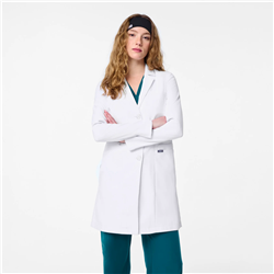 FIGS BELLEVUE  SLIM LONG LAB COAT