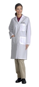 Fashion Seal Ladies 39.5" Traditional Length Lab Coat (FS477)