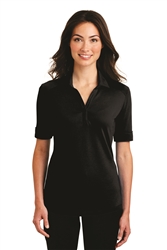Port Authority® Ladies Short Sleeve Silk Touch Interlock  Sport Shirt (L5200-AC)