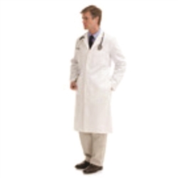 Landau Men's  Full Length Lab Coat (LAN3138-WWF TALL)