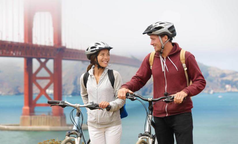 Golden Gate Bridge Bike Rental with Sausalito Ferry