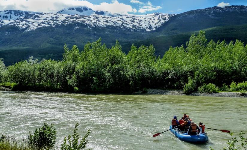 Chilkoot Trail Hiking & Taiya River Raft Floating Excursion in Skagway