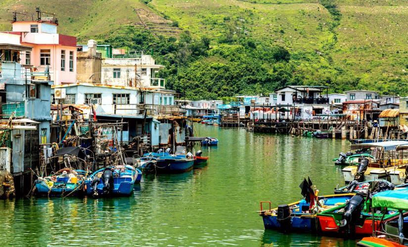 Hong Kong Tai O Fishing Village and Ngong Ping Cable Car