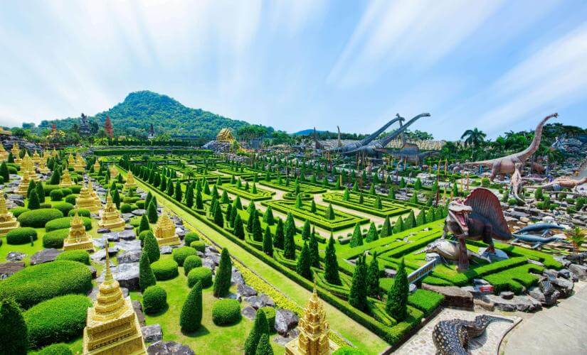 Nong Nooch Garden and Thai Cultural Show with Lunch from Laem Chabang