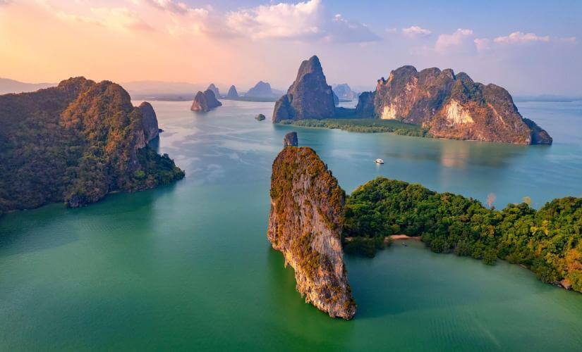 Private Island Hopping Phang Nga Bay Caves and James Bond Island by Speedboat