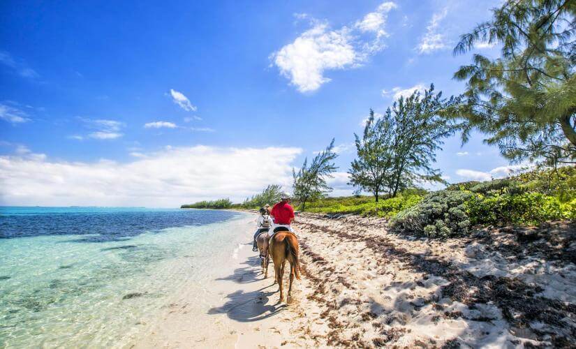 Aruba Coastline, Urirama Cove, Beach and Horseback Riding