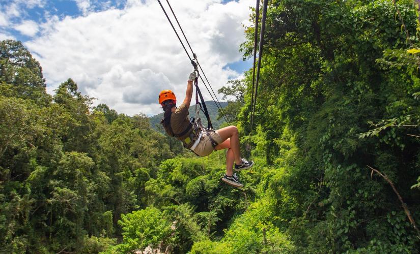Cave Tubing and Zip Line Combo