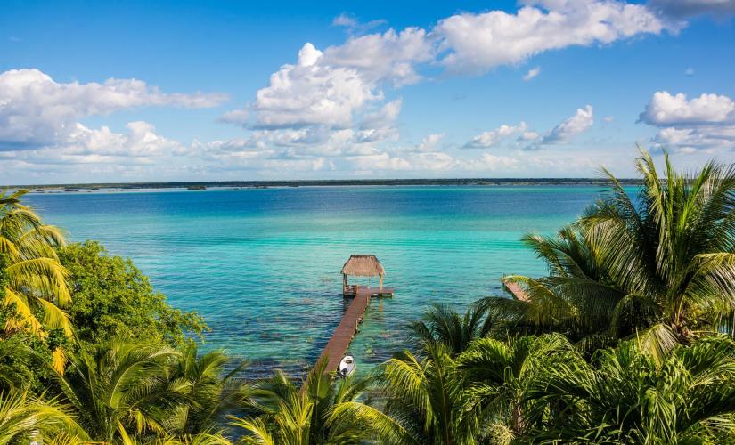 Mayan Family and Seven Color Lagoon