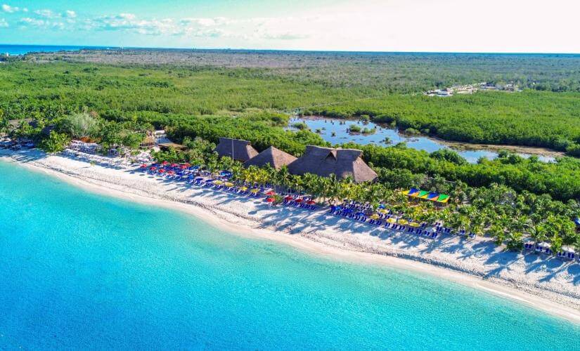 KUZA Beach Park Cozumel Day Pass (Transfers Included)
