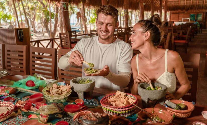 KUZA Beach Park and Mexican Cooking Class with Open Bar