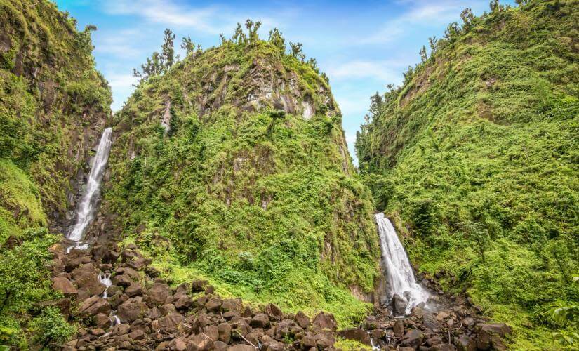Natural Hot Springs and Dominica Waterfall Retreat at Titou Gorge