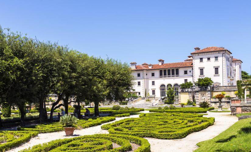 Vizcaya Museum and Gardens with Transportation