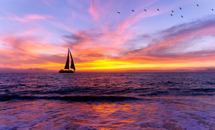 Champagne Open Bar Sunset Cruise Trip towards Long Bay from St. Maarten