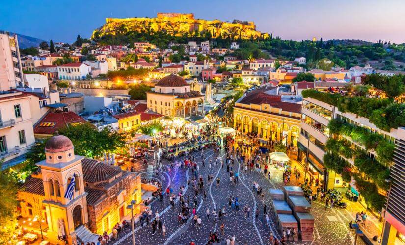 Athens After Dark with Private Transfers