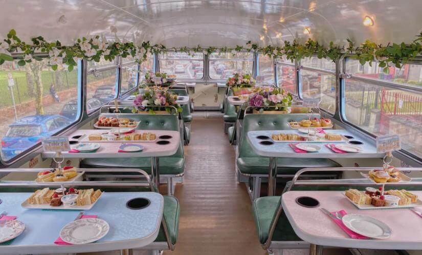 Delightful Dublin Afternoon Tea by Vintage Bus