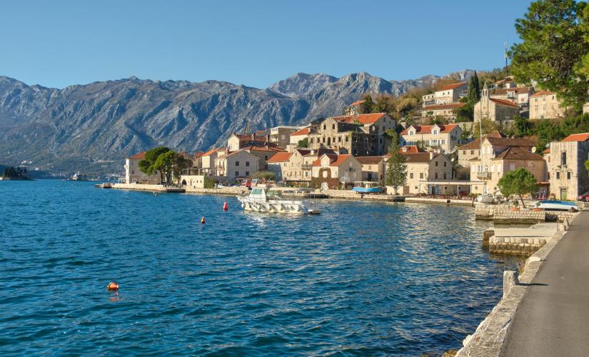 Town of Perast by Sea