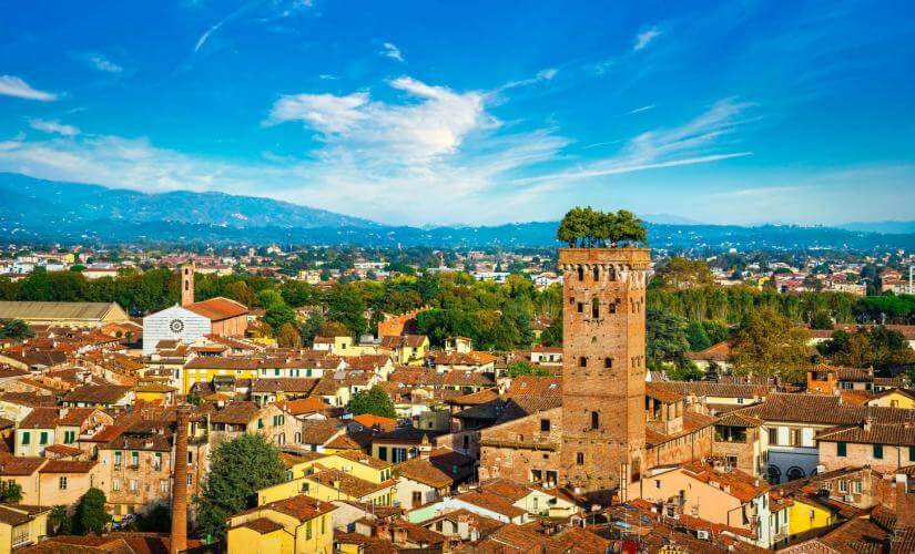 Pisa and the Leaning Tower with Lucca On Your Own from Livorno