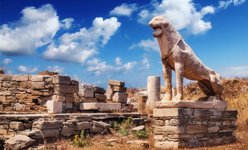 Ancient Delos and Rhenia Island by Boat