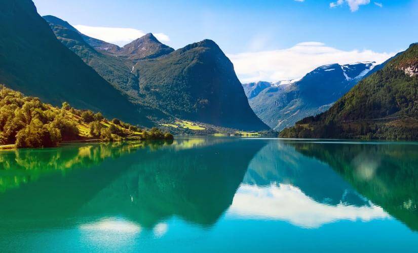 Briksdal Glacier and Olden Lake Discovery