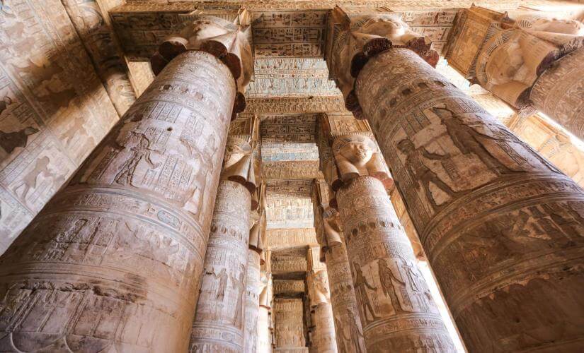 Private Egyptian Temples of Denderah and Abydos with Lunch