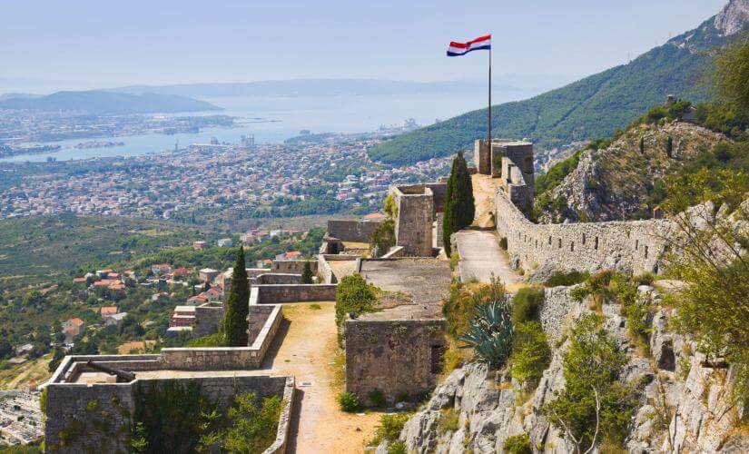 Klis Fortress Views, Trogir Old Town, and Cathedral