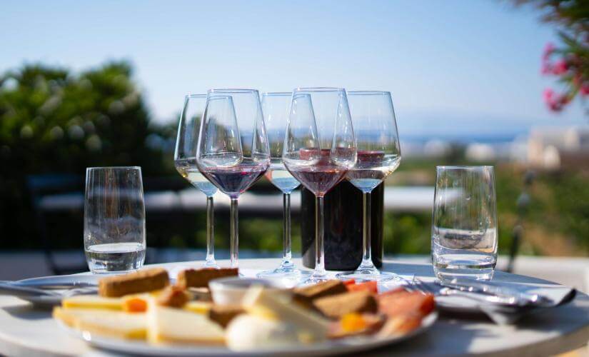 Santorini Wineries and Greek Gastronomy