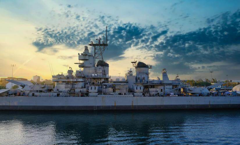 Battleship USS Iowa Visit with Los Angeles Harbor Cruise