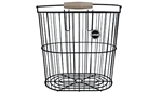 Linus Rear Wire Basket Black