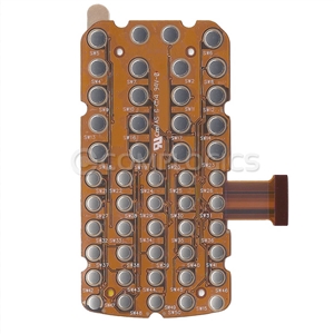 FPC, 48 Key for Motorola MC3000 & MC3100. FPC with metal-dome array for 48-key keypad. Replacement for OEM P/N: 8710-050022-02.