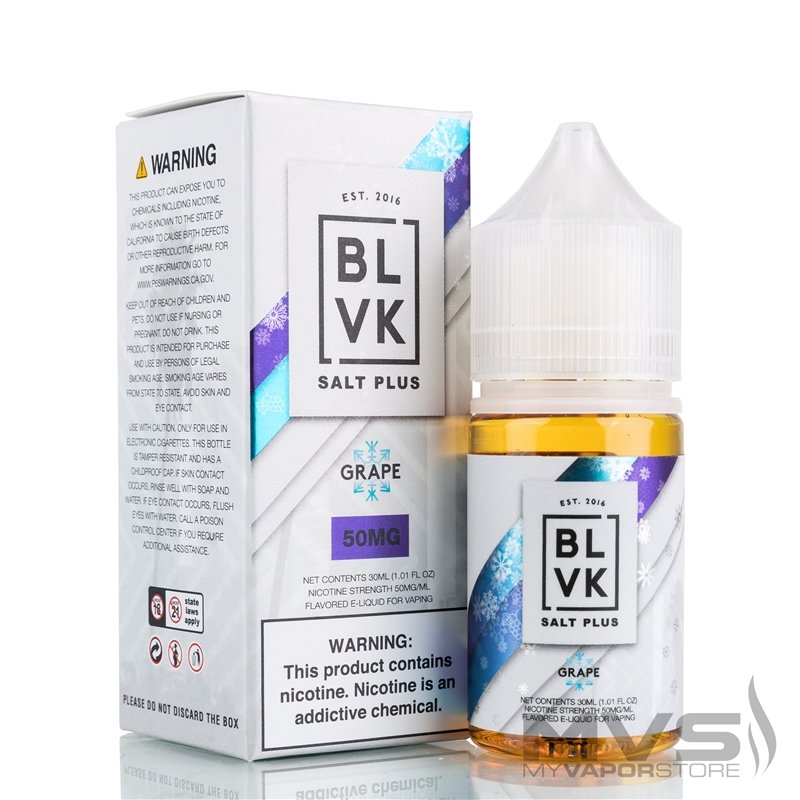 Grape Ice Salt Plus By BLVK - 30ml Salt eJuice