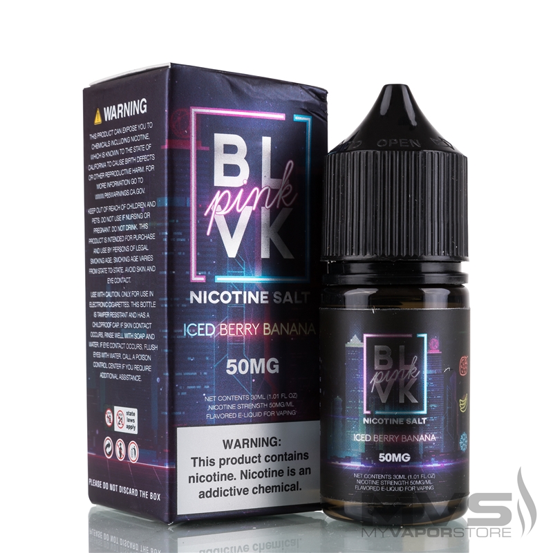 Iced Berry Banana By BLVK - 30ml Salt eJuice